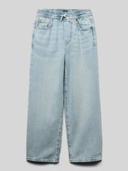Jeans van een katoen-lyocellmix met elastische tailleband van GAP - 46