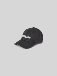 Basecap mit Label-Stitching von VETEMENTS Schwarz - 1