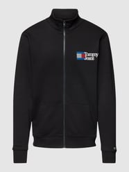 Sweatjacke mit Label-Details Modell 'ENTRY' von Tommy Jeans Schwarz - 16