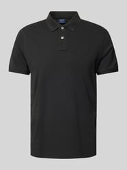 Regular Fit Poloshirt mit Label-Stitching von MCNEAL Schwarz - 14