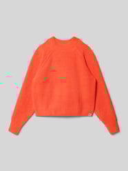 Gebreide pullover met ronde hals en labeldetail van Garcia - 24