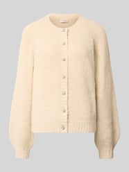 Strickjacke mit Rundhalsausschnitt Modell 'Luisa' von FREE/QUENT Beige - 26