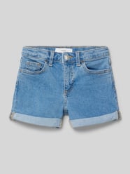 Regular Fit Jeansshorts im 5-Pocket-Design von Mango Blau - 4