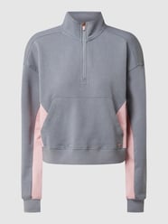 Bluza z kołnierzem z mieszanki bawełny i lyocellu  od ONeill Szary - 8