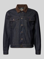 Kurtka jeansowa z kieszeniami na piersi model 'BILLY' od Redefined Rebel - 3