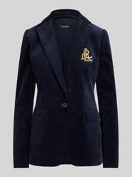 Regular Fit Kurzblazer mit Logo-Applikation von Lauren Ralph Lauren - 12