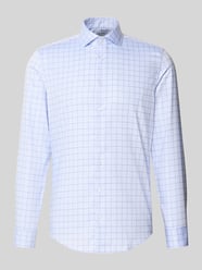 Slim fit zakelijk overhemd met kentkraag van SEIDENSTICKER - 40