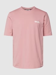 T-shirt z nadrukiem z logo model ‘Atlethic’ od BALR. Różowy - 45