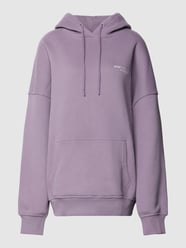 Oversized Hoodie mit Label-Stitching  von REVIEW Lila - 8