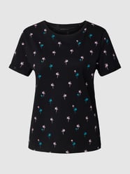 T-shirt z wyhaftowanym motywem od Tom Tailor Czarny - 37