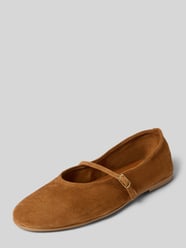 Baleriny ze skóry z paskiem model 'Besette' od Steve Madden - 25