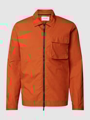Overshirt mit Zweiwege-Reißverschluss Modell 'Pocket' von Lyle & Scott Orange - 12