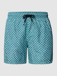 Bermudas mit Allover-Print von Aspesi Grün - 8
