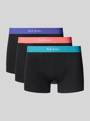 Trunks mit elastischem Logo-Bund im 3er-Pack von PAUL SMITH Schwarz - 33