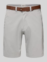 Regular Fit Chino-Shorts mit Gürtel Modell 'MARCO FRANCO' von Jack & Jones - 7
