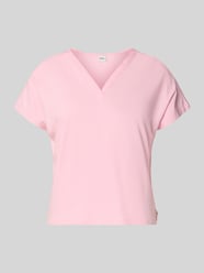 męski t-shirt o kroju regular fit z mieszanki bawełny z dodatkiem wiskozy od Brax - 48