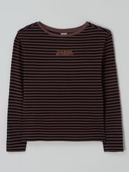 Shirt met lange mouwen van katoen van s.Oliver RED LABEL Paars - 32