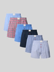 Loose Fit Boxershorts im 6er-Pack mit Label-Patch von Phil&Co. - 1