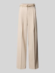 Weite Hose aus Schurwoll-Mix Modell 'ENTRATA' von Max Mara Studio Beige - 41