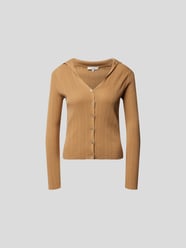 Strickjacke in Ripp-Optik von Vince Gelb - 1