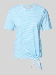 Regular Fit T-Shirt mit Knoten Detail von Tom Tailor Denim - 6
