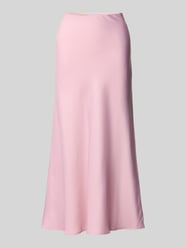 Midirok met ritssluiting, model 'LENA' van Selected Femme Fuchsia - 1