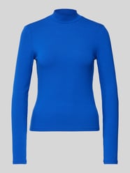 Longsleeve mit Stehkragen Modell 'MARY' von Vero Moda Blau - 32