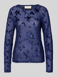 Longsleeve in semitransparentem Design Modell 'BISKA' von FREE/QUENT - 26