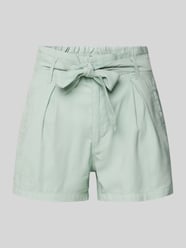Szorty o kroju regular fit z wiązanym paskiem model ‘LARIS’ od Only - 16