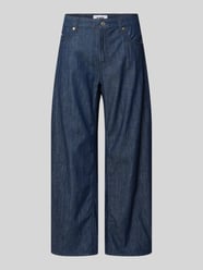 Jeansy o kroju barrel fit z czystej bawełny model 'ORIA' od CAMBIO - 2