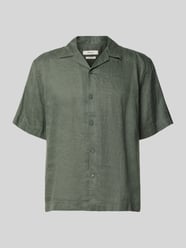 relaxed fit linnen overhemd met resortkraag model 'KYLIAN' van Selected Homme - 22
