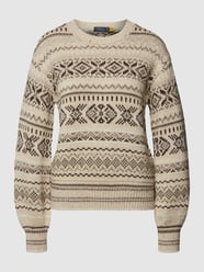 Noorse trui met ronde hals van Polo Ralph Lauren Wit - 26