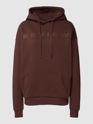 Hoodie mit Label-Print von REVIEW Beige - 35