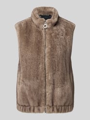 kamizelka o kroju regular fit ze sztucznego futra od FUCHS SCHMITT - 36
