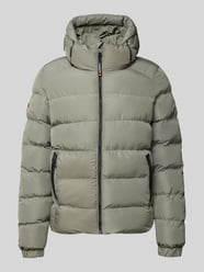 Steppjacke mit Kapuze und seitlichen Reißverschlusstaschen von Superdry - 14