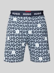 Regular Fit Shorts mit elastischem Label-Bund Modell 'TORTUGA' von HUGO - 45