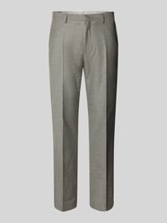 Pantalon van scheerwolmix met persplooien en steekzakken van ROY ROBSON - 8