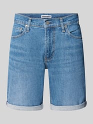slim fit korte jeans van katoenmix model 'NAAILO' van ARMEDANGELS - 33