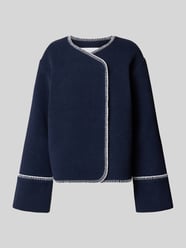 Kurtka o kroju relaxed fit z dodatkiem wełny model ‘VICCO’ od YAS - 10