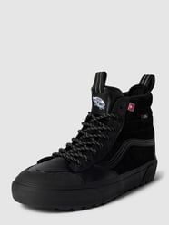 High Top Sneaker aus Leder-Mix mit Logo-Detail von Vans Schwarz - 45