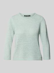 Sweter z dzianiny z okrągłym dekoltem i rękaw o dł. 3/4 od Betty Barclay - 11