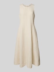 A-Linien Leinenkleid ohne Ärmel von Marc O'Polo Beige - 10