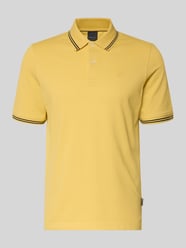 koszulka polo o kroju regular fit z wyhaftowanym logo od bugatti - 36