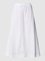 Midirok met linnen van Marc Cain Wit - 30