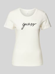 T-shirt z nadrukiem z logo model ‘CARRIE’ od Guess - 22