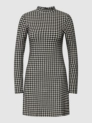 Minikleid mit Hahnentrittmuster Modell 'GRAZIA' von Mango Schwarz - 38