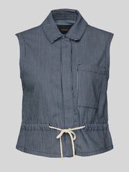 Weste mit verdeckter Knopfleiste Modell 'Walea' von OPUS - 8