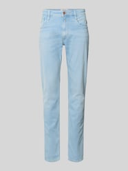 Jeansy w kroju slim fit z kieszeniami wpuszczanymi model 'Anbass' od Replay - 6