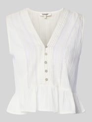 Regular Fit Top aus reiner Baumwolle Modell 'TALLI' von Only - 4
