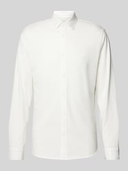 Regular Fit Freizeithemd mit Logo-Stitching von ARMANI EXCHANGE Weiß - 45